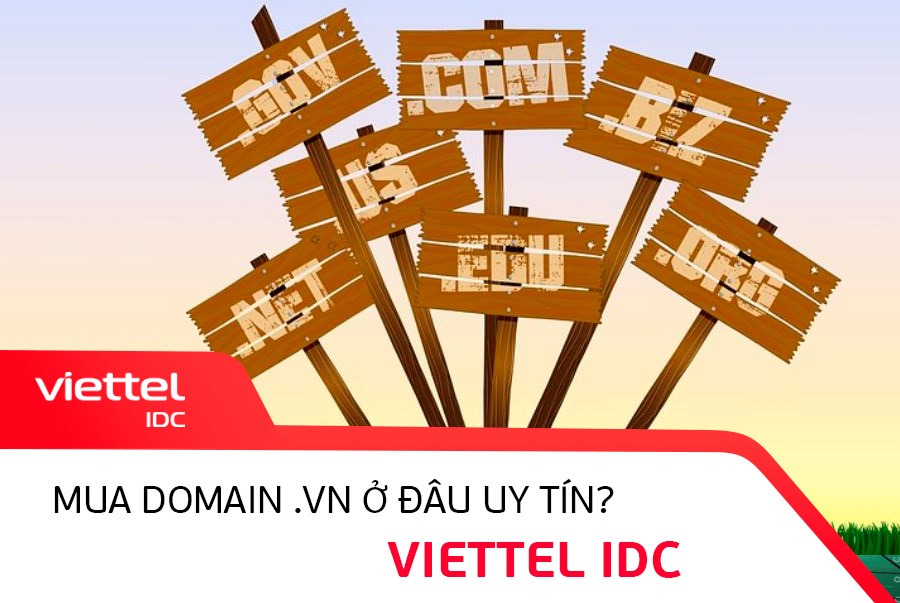 Mua Domain .vn ở đâu uy tín? Viettel IDC