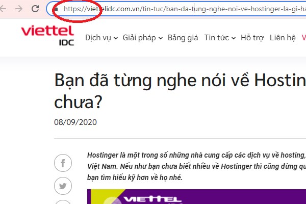 Hostinger không có chứng chỉ SSL miễn phí