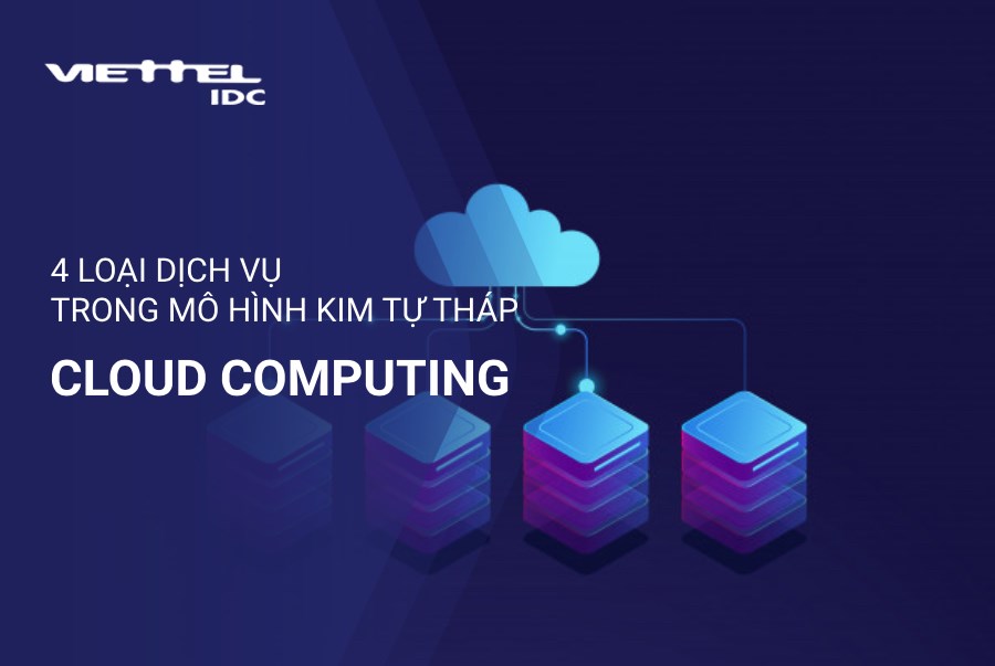 4 loại dịch vụ trong mô hình kim tự tháp Cloud Computing hiện nay