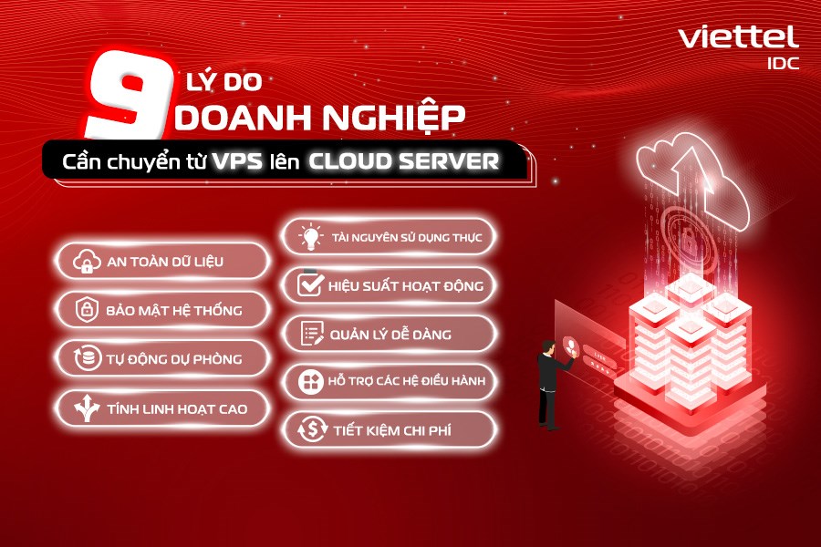 9 lý do doanh nghiệp cần chuyển từ VPS lên Cloud Server