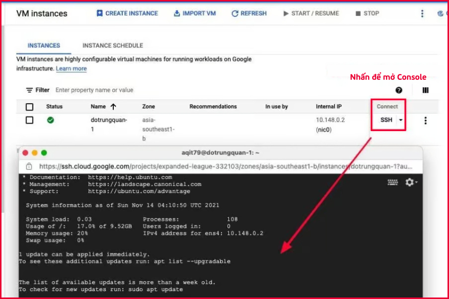 Hướng dẫn bắt đầu với Google Cloud Platform miễn phí