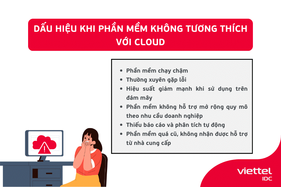 Các trường hợp và dấu hiệu của việc không tương thích