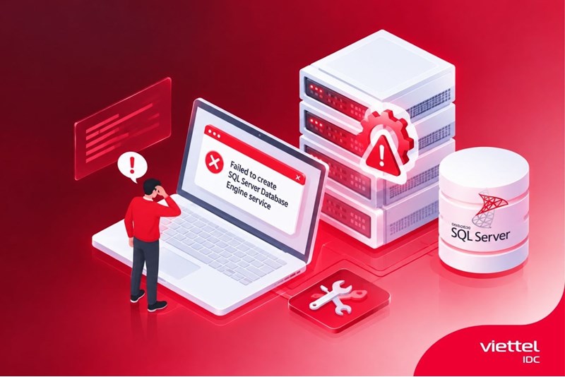 Vì sao xảy ra lỗi Failed to create SQL Server Database Engine service?