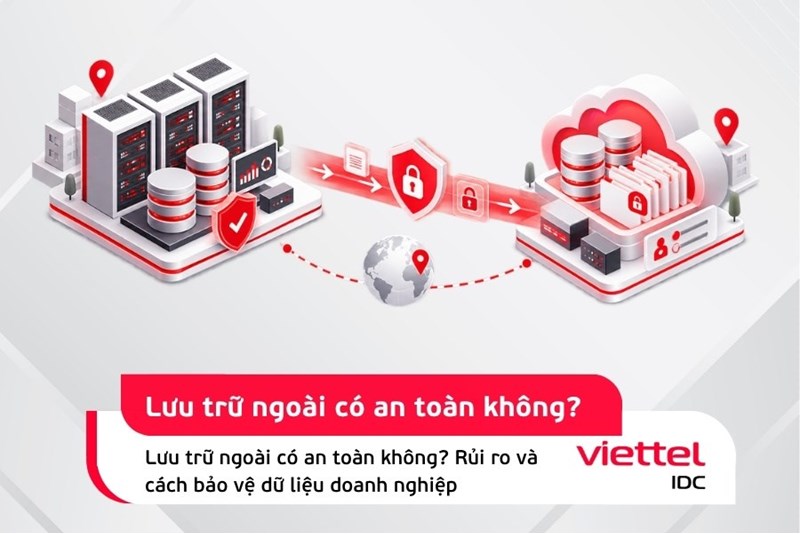 Lưu trữ ngoài có an toàn không? Rủi ro và cách bảo vệ dữ liệu doanh nghiệp