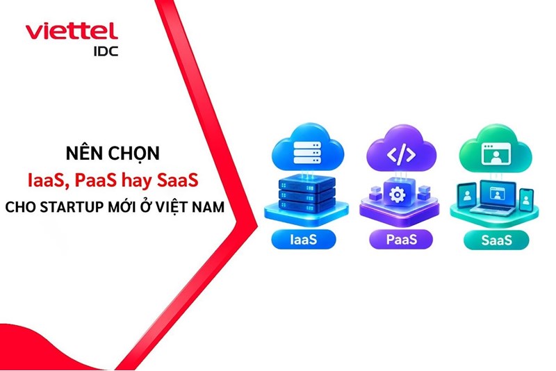 Nên chọn IaaS, PaaS hay SaaS cho startup mới thành lập tại Việt Nam? So sánh và hướng dẫn lựa chọn