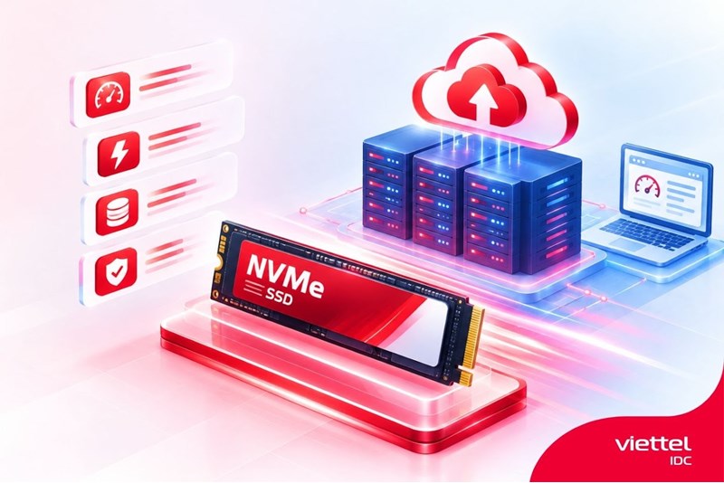 So sánh NVMe Hosting với SSD SATA và HDD Hosting