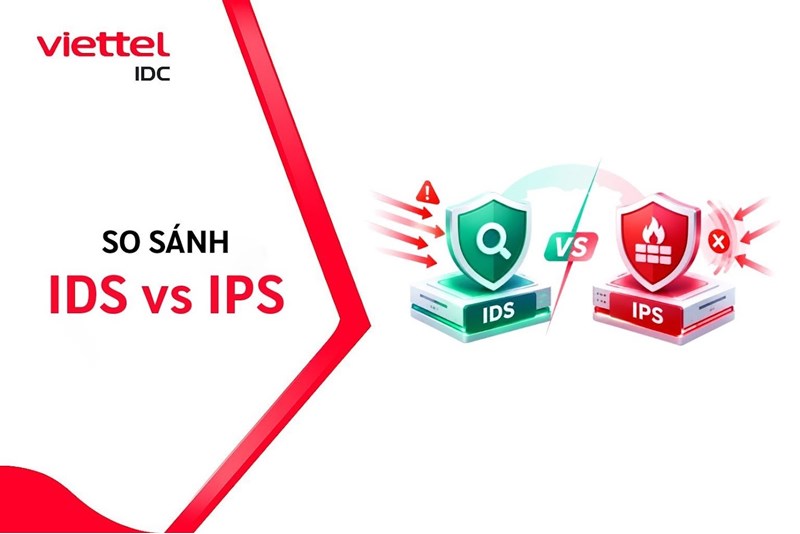 So sánh IDS và IPS: Sự khác biệt và cách lựa chọn phù hợp